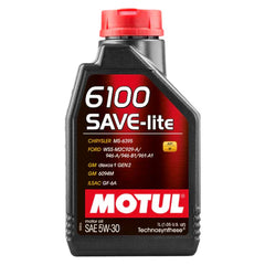 Motul 6100 SAVE-LITE 5W-30 Semi-Synthetic (1 Liter)