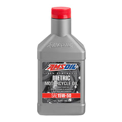 AMSOIL 15W-50 Metric Racing Motorcycle Oil